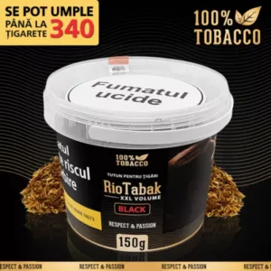 Tutun RioTabak Black XXL Volume 150g